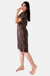 Sweetmoon Long T Shirt Nightdress - Brown — thumbnail 4